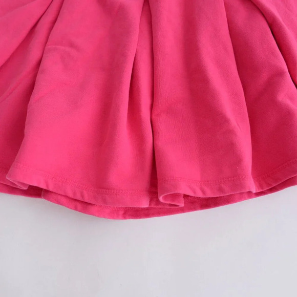 Monrow 90's Classic Pink Pleated Skater Mini Tennis Skirt M NWT - Picture 6 of 10